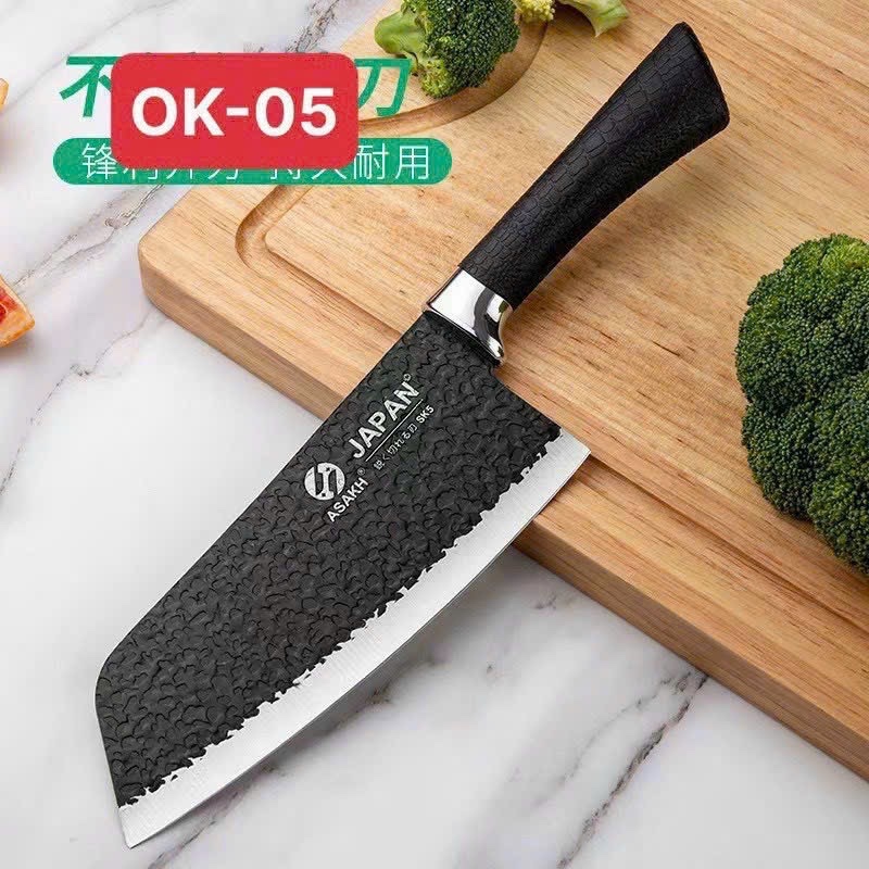 Dao Thái Đen JAPAN ASAKH (Mã OK.05) - Dao Siêu Bén, Tay Cầm Chắc Chắn Tiện Dụng