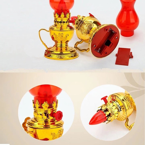 Đèn thờ vĩnh cửu sử dụng pin siêu tiết kiệm