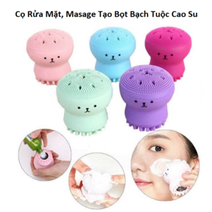 Cọ Rửa Mặt, Masage Tạo Bọt Bạch Tuộc Cao Su