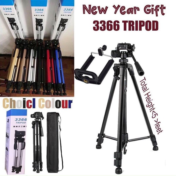 Gậy Tripod 3 chân 3366 cao 150cm