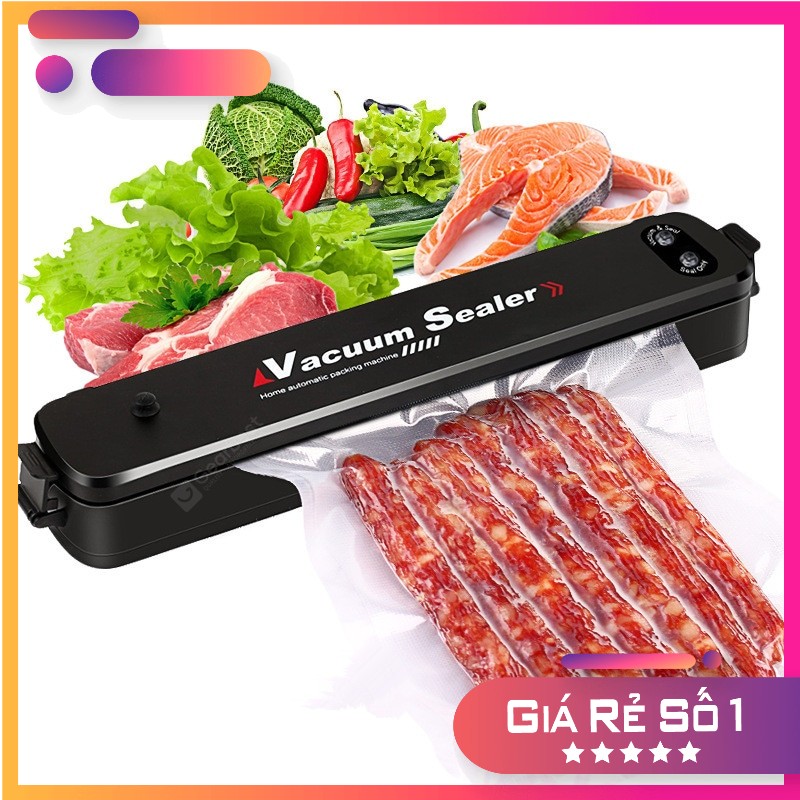 Máy hút chân không mini gia đình loại tốt hàn miệng túi dùng nhiệt đa năng freshpackpro tặng 10 túi hút, an toàn thực phẩm gia đình bạn - Sắp xếp theo