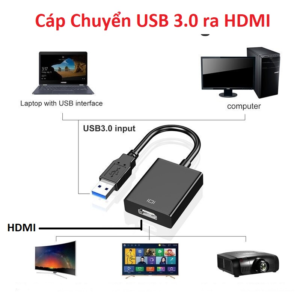 Cáp Chuyển USB 3.0 ra HDMI U01. HTP