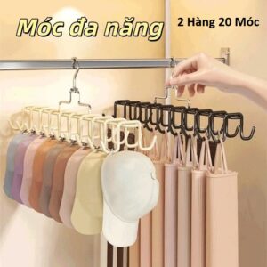 Móc Treo Quần Áo Đa Tầng 20 Móc. (G.mi)