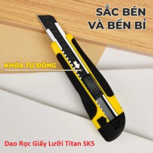 Dao Rọc Giấy Lưỡi Titan SK5