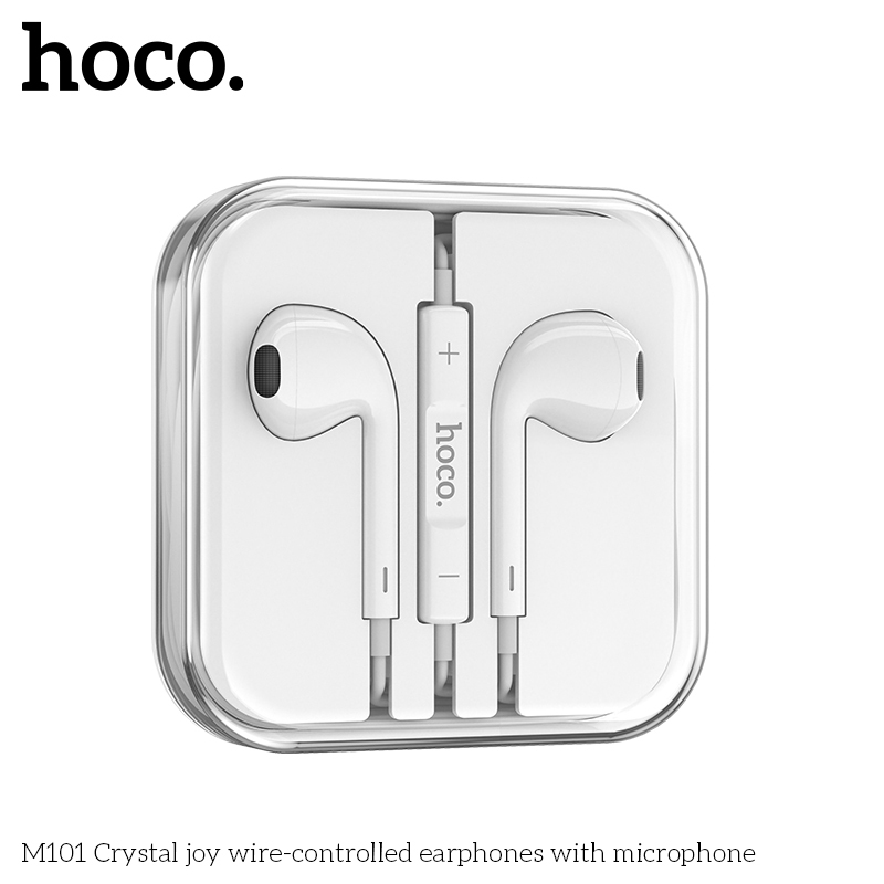 Tai nghe nhét tai Hoco M101 cổng 3.5 (Trắng) | Shopee Việt Nam