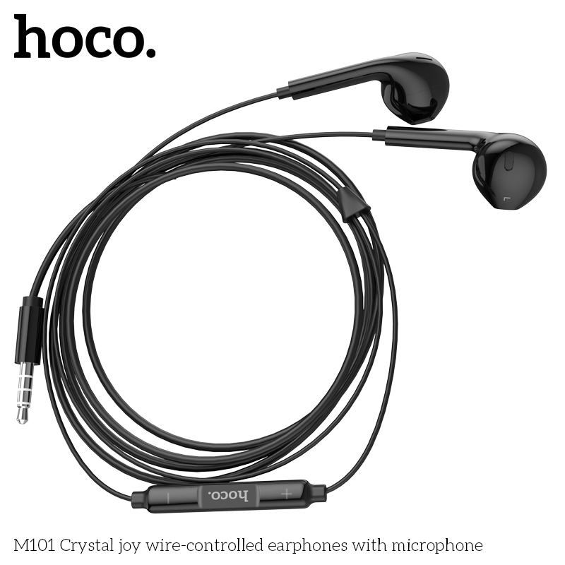 Tai nghe nhét tai Hoco M101 cổng 3.5 (Trắng) Nhất Tín Computer