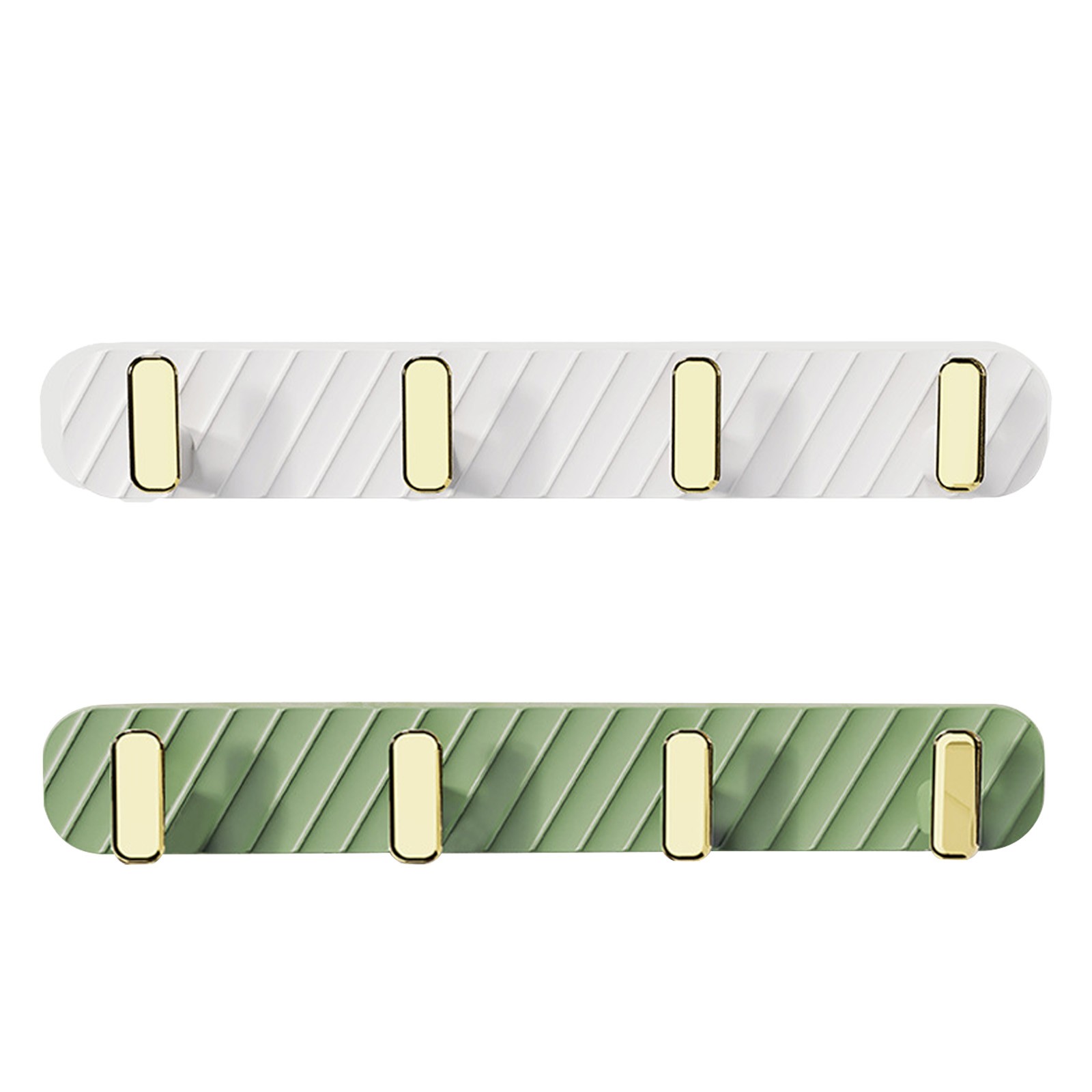 SDNall Wall Mounted Coat Rack With 4 Hooks, Adhesive And Screw-On Entryway Hanging Solution For Towels, Bags, And Hats, L-Shaped Design Saves Space