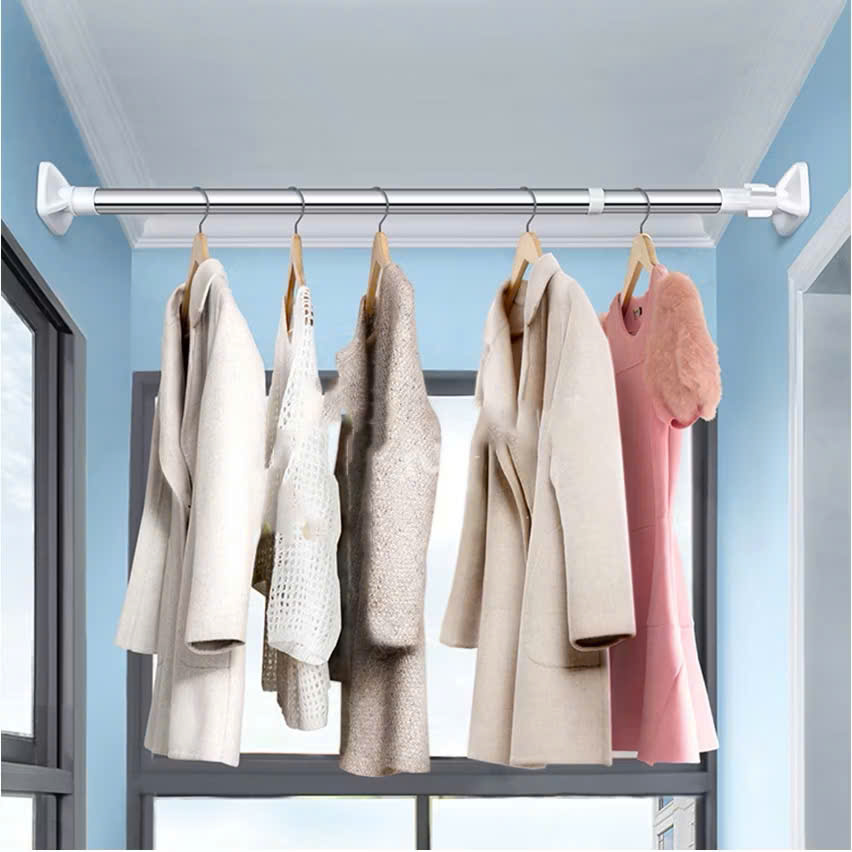 [50] Thanh Treo Quần Áo Rèm Cửa Mẫu 1 - 1m2 (V)