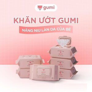 Gói khăn giấy ướt Gumi không mùi