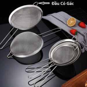 Dụng Cụ Vợt Ray Lọc Dầu Lỗ Nhỏ Có Gác 20cm