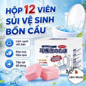 Hộp 12 Viên Tẩy Bồn Cầu Có Hương