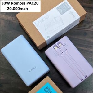 Pin duwk phòng sạc nhanh 30W Romoss PAC20 20.000mah. BP