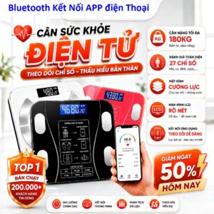 Cân Điện Tử Bluetooth Kết Nối APP điện Thoại (Loại Rẻ)