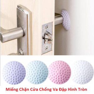 Combo 2 Miếng Chặn Cửa Chống Va Đập Hình Tròn