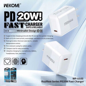 Cốc/ Củ Sạc Nhanh 20W Wokome WP-U100. BP