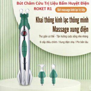Bút Châm Cứu Trị Liệu Bấm Huyệt Điện ROKET R1