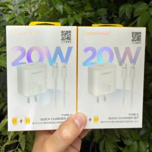 Bộ sạc nhanh 20W Pisen C26 Type-C ra Lightning. BP
