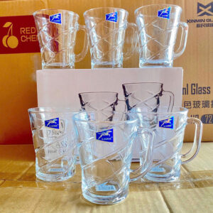 Bộ 6 Ly Thủy Tinh Có Quai G-HORSE 225ml. GDN