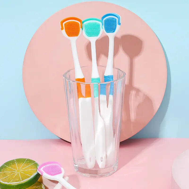 1 random color tongue cleaning scraper oral care - Temu Bahrain