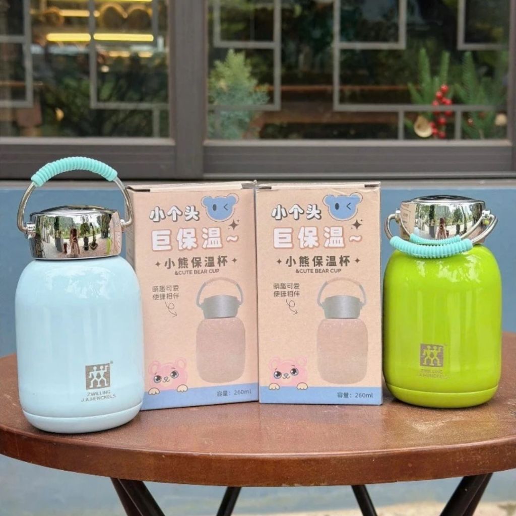 Bình Giữ Nhiệt Mini Quai Xách Silicon Dễ Thương 350ml–500ml | Shopee Việt Nam