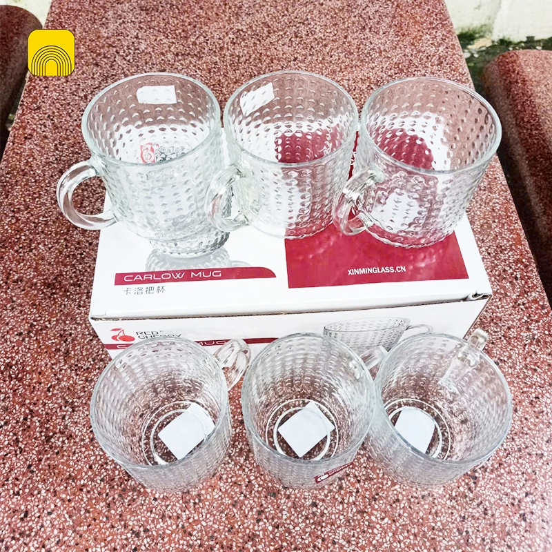 [12] Bộ 6 ly thuỷ tinh trắng ZB12A 280ml