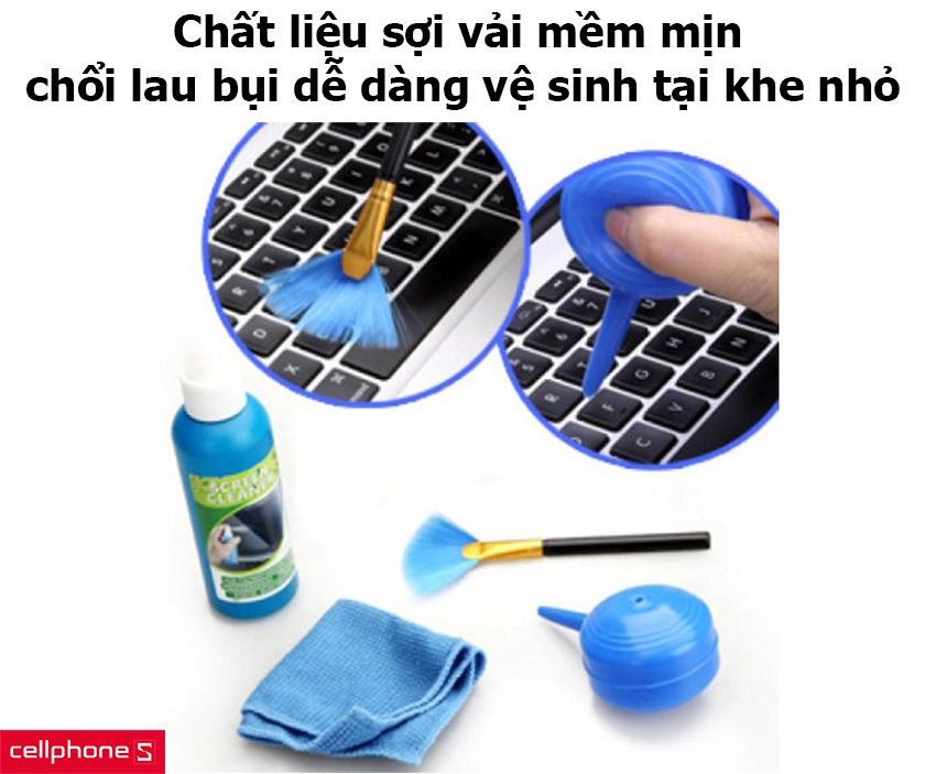 Bộ vệ sinh Laptop 4 món giá rẻ, chất lượng, giá rẻ nhất