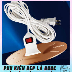 Đui Đèn Liền Dây Công Tắc 10M. (KSWT)