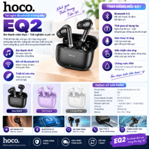 Tai Nghe Bluetooth Hoco EQ2. HDDT