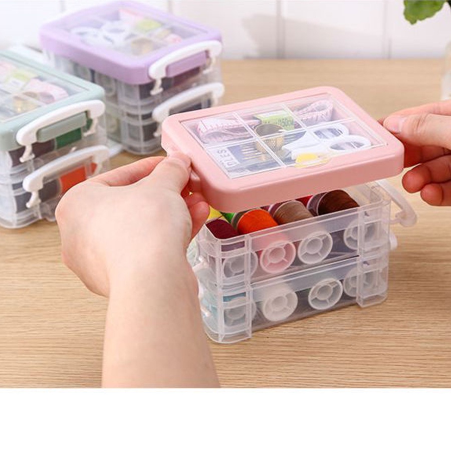 Hộp Kim Chỉ 3 Tầng 20 Món Thích Hợp Cho Gia Đình Z012