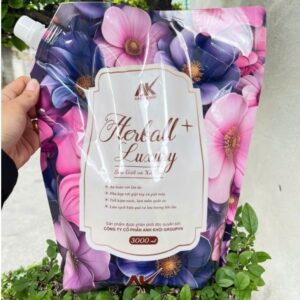 Nước Giặt Xả 2in1 Herbal Luxury hương nước hoa Túi 3 Lít. (GDN)