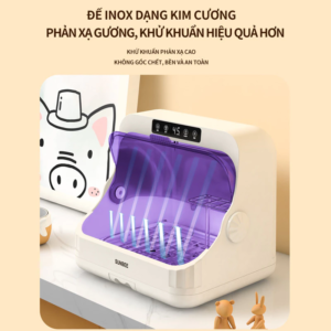 Máy sấy tiệt trùng sấy khô bình ly Sunbee. G.itx2. KSWT