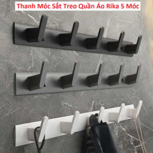 Thanh Móc Sắt Treo Quần Áo Rika 5 Móc. KSWT