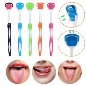 Bàn Chải Silicon Làm Sạch Lưỡi đầu Vuông BQB. (GDN)