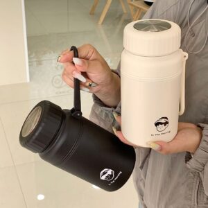 Bình nước giữ nhiệt miệng rộng Chibi 1000ml