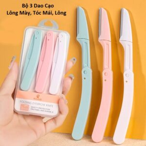 Bộ 3 Dao Cạo Lông Mày, Tóc Mái, Lông. Gmi/K.Châu