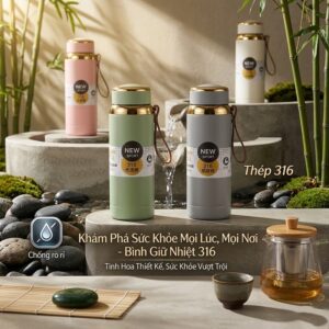 Bình giữ nhiệt inox Xikeer 1000ml. KSWT