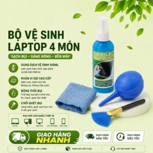Bộ Vệ Sinh Laptop 4 Món. HTP