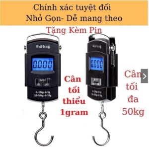 Cân Điện Tử Cầm Tay Mini Có Móc Treo WH-A08. KSWT