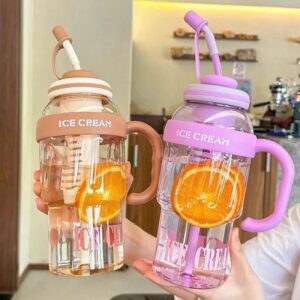 Ly/Bình Nước Có Vách Ngăn ICE CREAM 1300ml