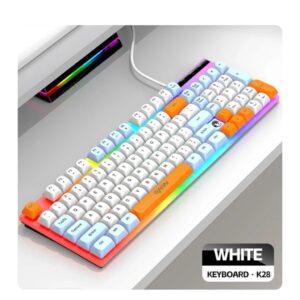 Bàn Phím Máy Tính Có Dây Giả Cơ RAIKU K28 Led. HTP
