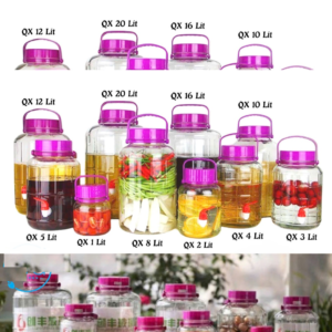 Bình Thủy Tinh Sọc Caro 2L Lít