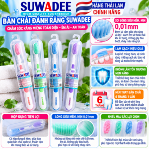 Bàn chải đánh răng Suwadee. DP