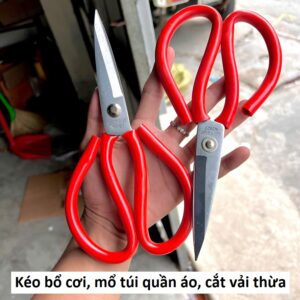 Kéo bổ cơi, mổ túi quần áo, cắt vải thừa 21cm. Gmi