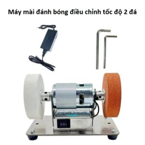 Máy mài đánh bóng điều chỉnh tốc độ 2 đá. KSWT