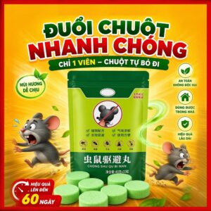Gói 10 Viên Đuổi Chuột Thảo Mộc Dạng Nén