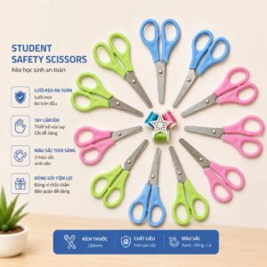 Kéo Học Sinh Nhỏ Gọn Tiện Lợi 503 Nhiều Màu