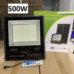 Đèn Pha Vuông Nhôm Năng Lượng Mặt Trời DSY 500W (Đặt Trong Ngày)- HDDT
